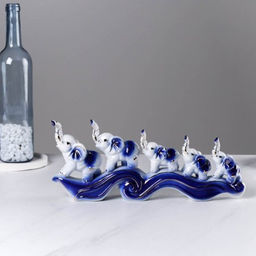 Статуэтка Слоники 14*33 см / W908 /уп 24/ - Галеонтрейд фото 2