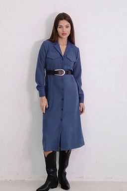 Платье-рубашка с английским воротником - Martichelli фото 254