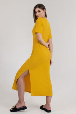 Арт. 8401/3 Платье женское 46-54 (5 шт) Цвет:горчичный - Калинка фото 5