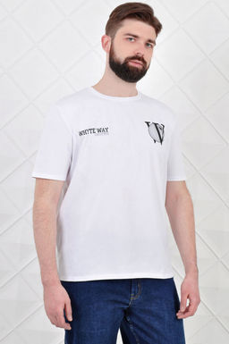 Арт. 6797 Футболка мужская  50-58 (5 шт) Цвет:белый