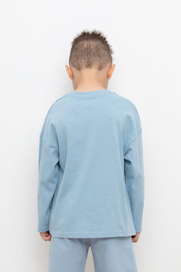 КР 302256/пыльно-синий к432 джемпер для мал