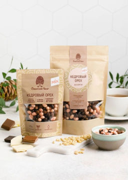 Ядро кедрового ореха в молочном шоколаде ассорти, 150 г - Сибирский кедр фото 4