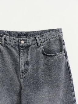 Джинсы baggy fit с эффектом стирки / Zarina  фото 9