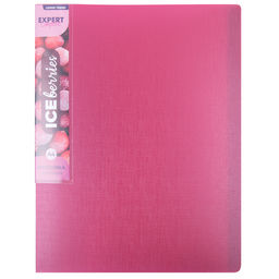Expert Complete Trend ICEberries Папка с вкладышами 60 л. A4 700 мкм 25 мм лён 1 шт. брусника EC211820070