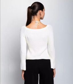 Джемпер #КТ8976, молочный - Dommod фото 3