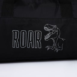 Сумка спортивная ROAR, 40×24×21, на молнии, длинный ремень, черная