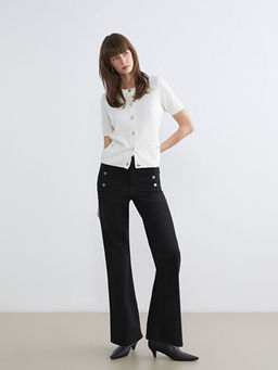 Flare Kad?n Jean Pantolon