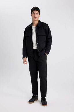 Yazl?k Jogger Pantolon Relax Fit Rahat Kesim Duz Paca Cepli Beli Bagc?kl? - Defacto фото 2