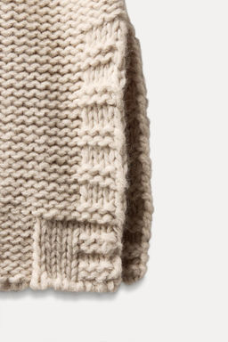 CABLE KNIT SWEATER - Zara фото 8