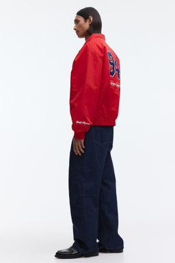Chaqueta de ch?ndal bordada en nailon Loose Fit - H&m фото 7