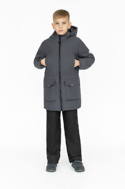 Куртка детская демисезонная графит