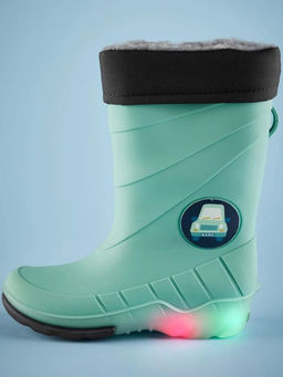 Утепленные резиновые сапоги для девочек LUPILU с мигающими пятками  фото 37