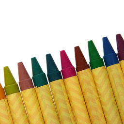 Цена за 2 шт. Мелки восковые Calligrata, цветные, 24 цвета, 93×8 мм