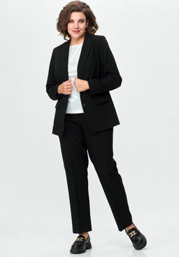 Жакет БелЭльСтиль 203-Р черный однотон