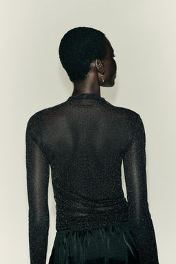 METALLIC THREAD TOP - Zara фото 7