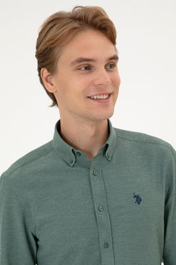 Erkek Koyu Ye_il Uzun Kollu Basic G_mlek Sepette S_rpriz _ndirim - U.s. polo assn фото 2
