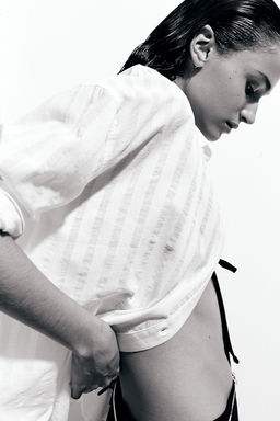 Camisa oversize de algodon - H&m фото 4