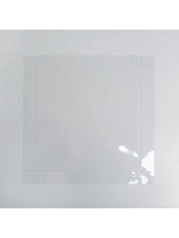 Цена за 5 шт. Коробка для печенья, кондитерская упаковка с пластиковой крышкой, 23 февраля, 21?21?3 см