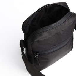 Сумка мужская TEXTURA через плечо, текстиль, цвет чёрный  фото 5