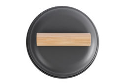 Банка для сыпучих продуктов, 1 л, металл/дерево, графитовая, Local - Anna lafarg фото 4