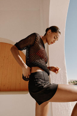 HIGH-WAIST BERMUDA SHORTS - Zara фото 31