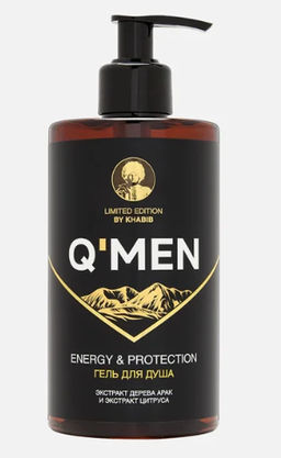 QMEN Гель д/душа Бодрость и Защита экстр.дерава Арак+экстр.Цитруса 410мл с дозат.