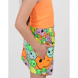 Комплект топ кашкорсе неон, шорты кулирка 7896900102