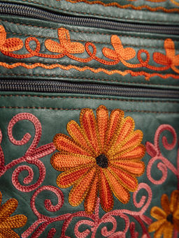 Сумка натуральная кожа через плечо №1114/46 - Ганг фото 3