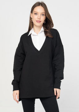 Джемпер женский 230L3-16 черный - Solo mio фото 10