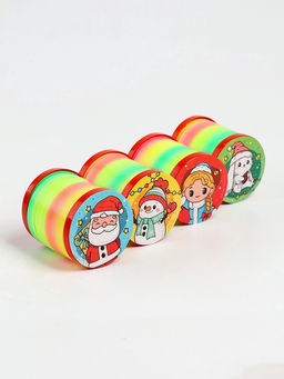 Пружинка радуга Новый год, d=5 см, МИКС - Funny toys фото 10