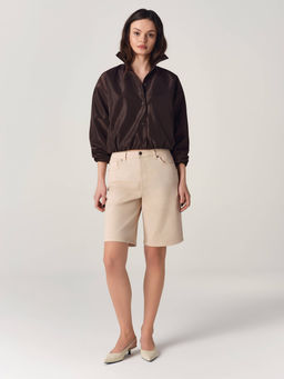 CONTE CON-885 Шорты джинсовые женские beige  фото 2