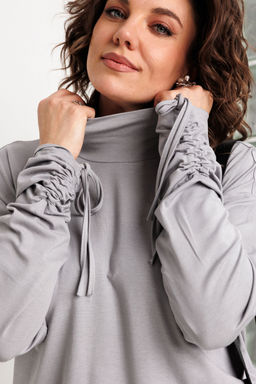 Джемпер BegiModa 4161 пепел  фото 4