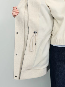 Парка из пальтовой ткани на кулиске / Zarina  фото 13