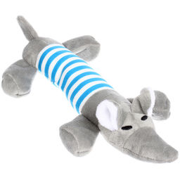 Цена за 2 шт. Игрушка для собак малых и средних пород "ЗООГРАД", с пищалкой, 23см (лейбл)