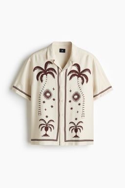 Camisa resort estampada Relaxed Fit - H&m фото 3