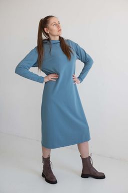 Платье футер 2х нитка ПЕНЬЕ - Knitka wear фото 3