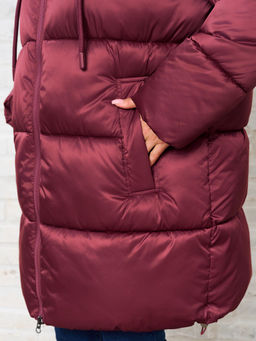 Пальто женское 2241122002 bordo - Maxroses фото 19