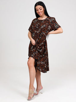 47 ПЛАТЬЕ ЖЕНСКОЕ (Коричневый) - А-дина фото 4