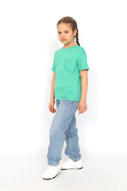 CRB wear/ CSKG 63794-37-397 Футболка для девочки,зеленый/Ex.Cherubino  фото 2
