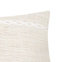 Наволочка декоративная Этель Косичка цвет молочный,45х45 см полиэстер  фото 2
