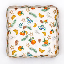 Цена за 10 шт. Коробка для печенья, «Новогодние чудеса», 12×12×3 см