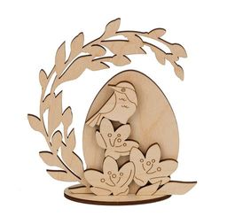 Заготовка для декорирования Mr. Carving ВД-861 Яйцо пасхальное на подставке фанера 10 х 3.5 х 12 см