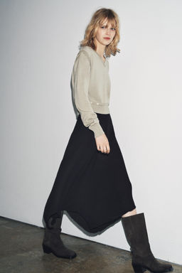 BUTTON DETAIL KNIT SWEATER - Zara фото 5