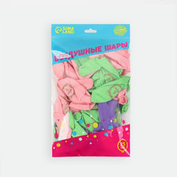 Воздушные шары латексные 12 8 Марта, 50 шт. - Страна карнавалия фото 3