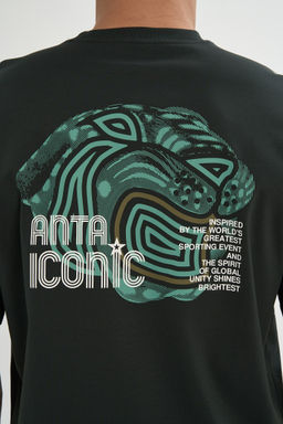 Футболка Темно-зеленый ANTA ICONIC SS Tee  фото 6