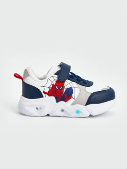 Spiderman Bask?l? Erkek Bebek Spor Ayakkab?