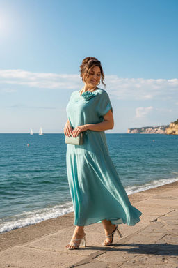 Платье Liliana 1524 ментол  фото 5