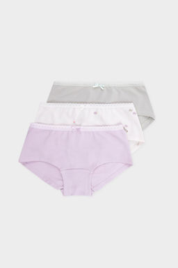 Crockid _ К 1964-3уп/нежная сирень,алое,черепашата трусы для дев