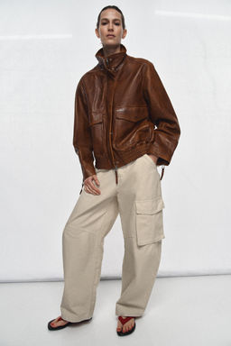 PANTAL?N CARGO ZW COLLECTION / Crudo