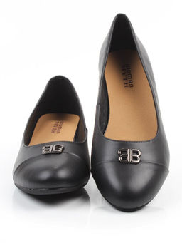 06-M47-4 BLACK Туфли женские (натуральная кожа)